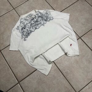 Vintage 2000s black and white Ecko Unltd y2k grunge skater tee insane graphic